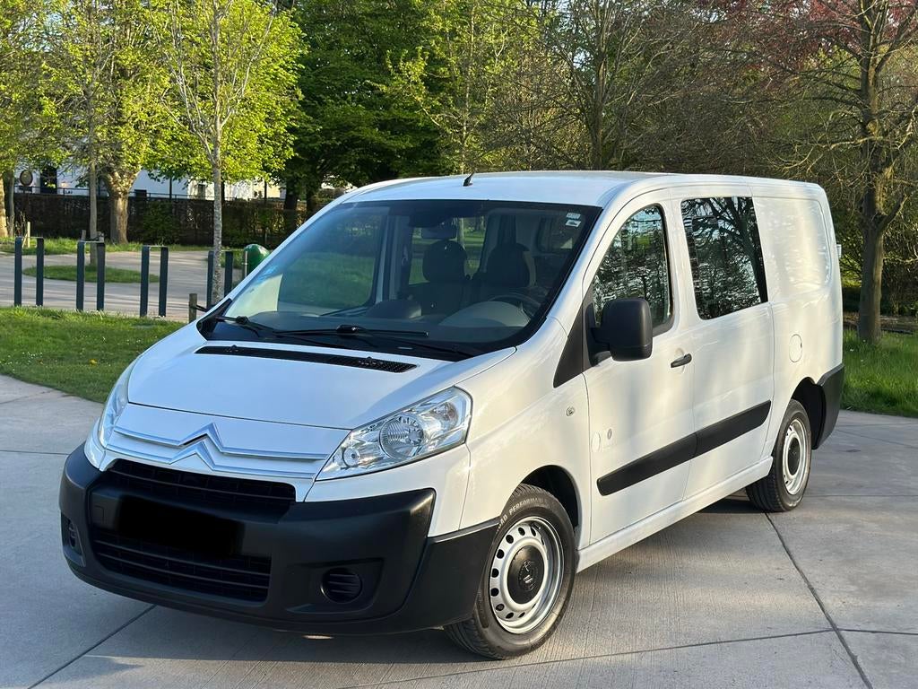 Citroen jumpy 2.0hdi Dubbel-Cabine 6plaats GEKEURD VVK, Auto's, Citroën, Bedrijf, Te koop, Trekhaak