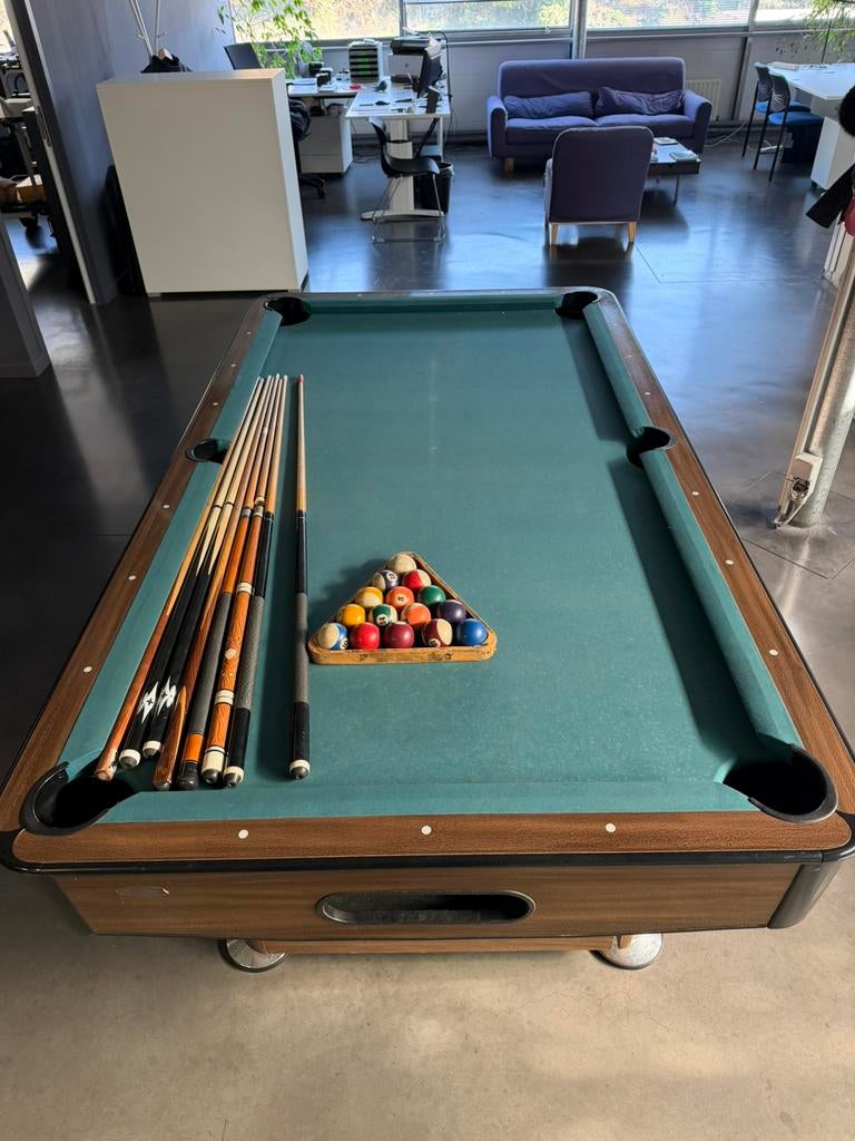 Biljart zoals het is, Ophalen, Gebruikt, Biljarttafel