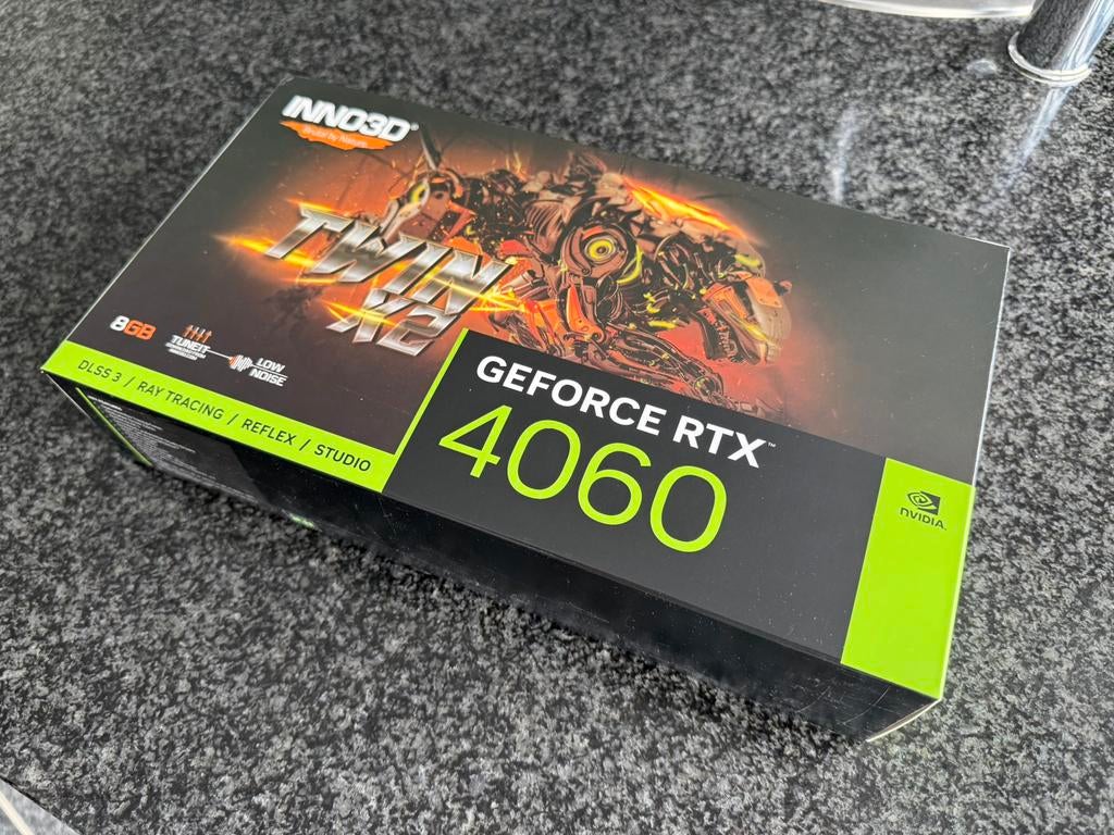 MSI GeForce RTX 4060 Ventus 2X Black 8G OC –Topstaat+Factuur, Computers en Software, Videokaarten, Zo goed als nieuw, Ophalen