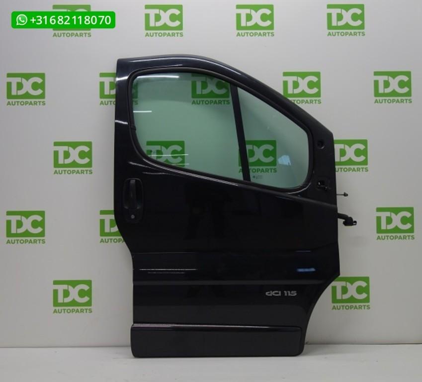 Opel Vivaro bestel A ('01-'14) Voordeur rechts  zwart, Auto-onderdelen, Carrosserie, Deur, Opel, Voor, Rechts, Gebruikt, Ophalen of Verzenden