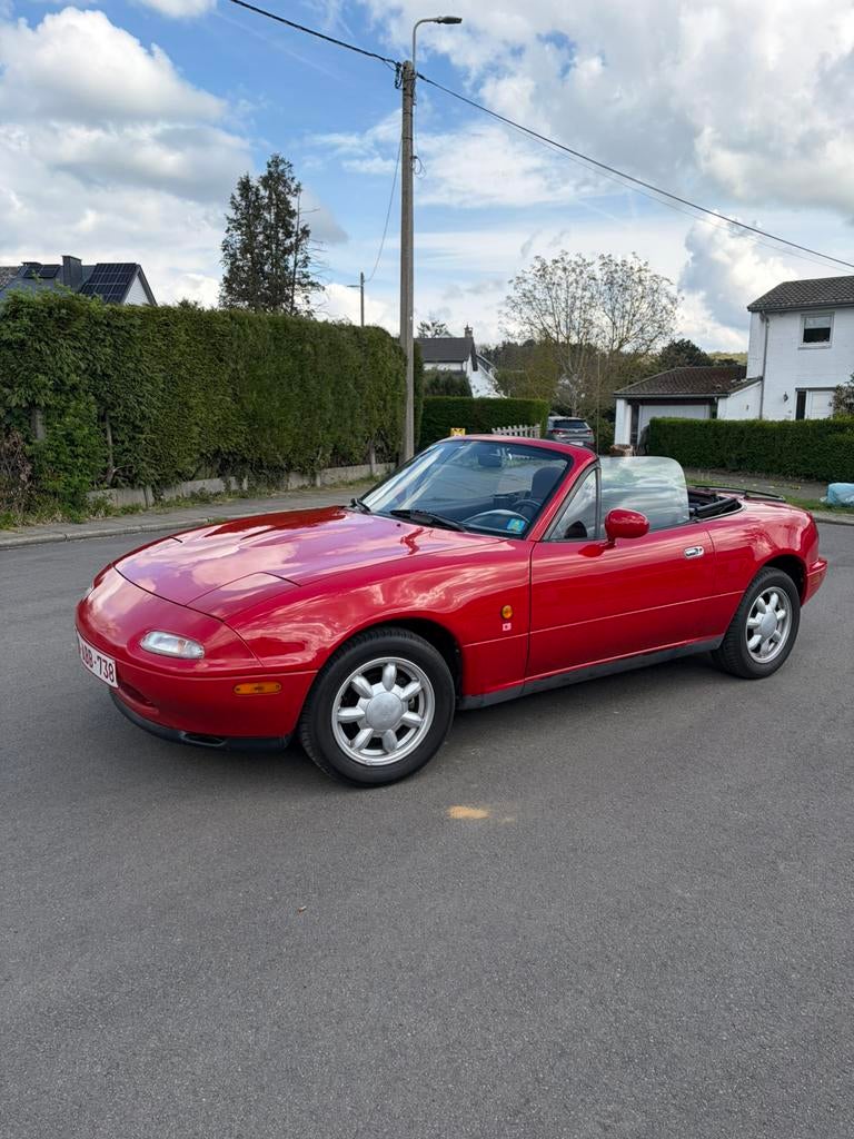 MAZDA MX5 1990, Autos, Mazda, Particulier, MX-5, Essence, Cabriolet, 2 portes, Boîte manuelle, Rouge, Enlèvement