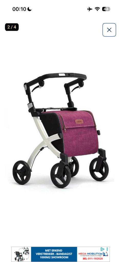 Rolls Flex, Divers, Déambulateurs, Comme neuf, Poids léger, Pliable, Enlèvement ou Envoi