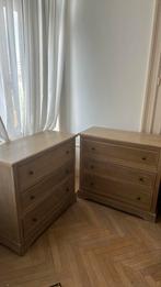 Ensemble de 2 commodes en chêne, Enlèvement, Utilisé