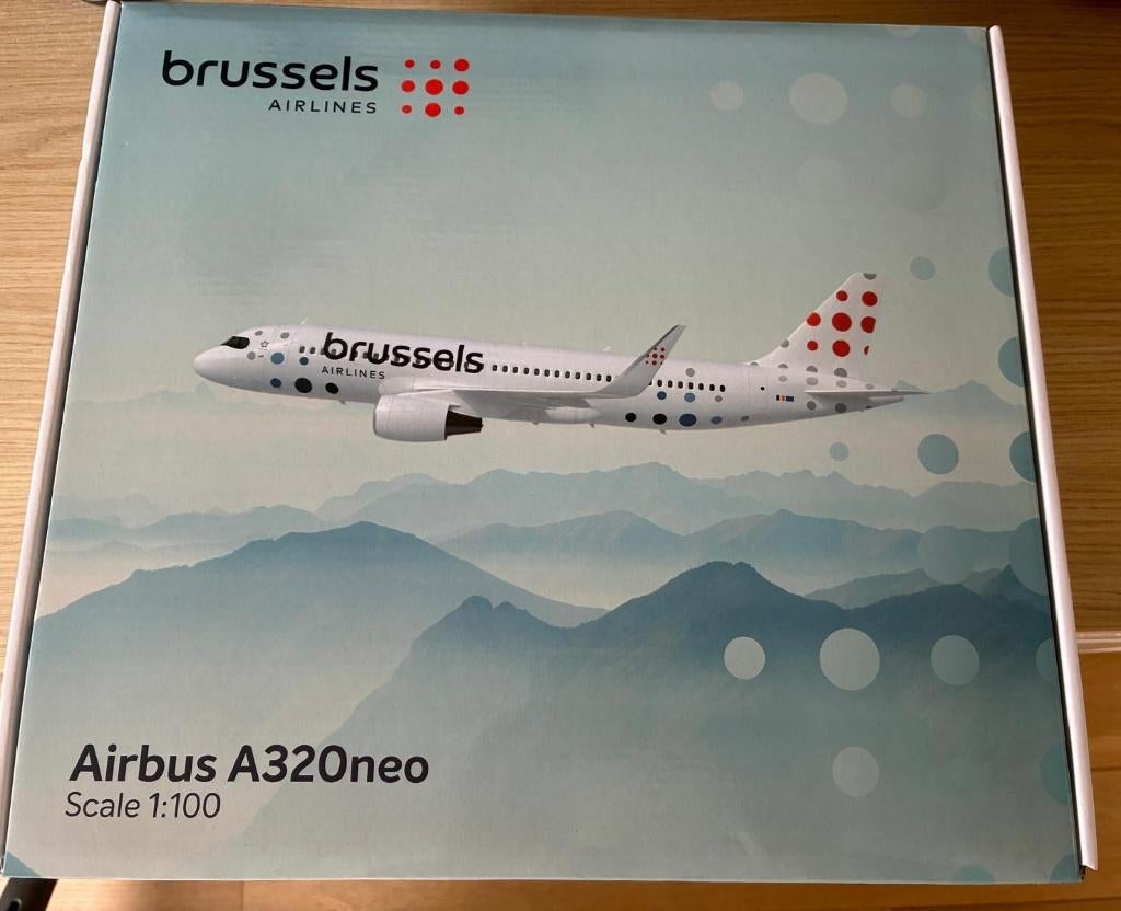A320neo de Brussels Airlines, Collections, Enlèvement ou Envoi, Neuf, Modèle réduit