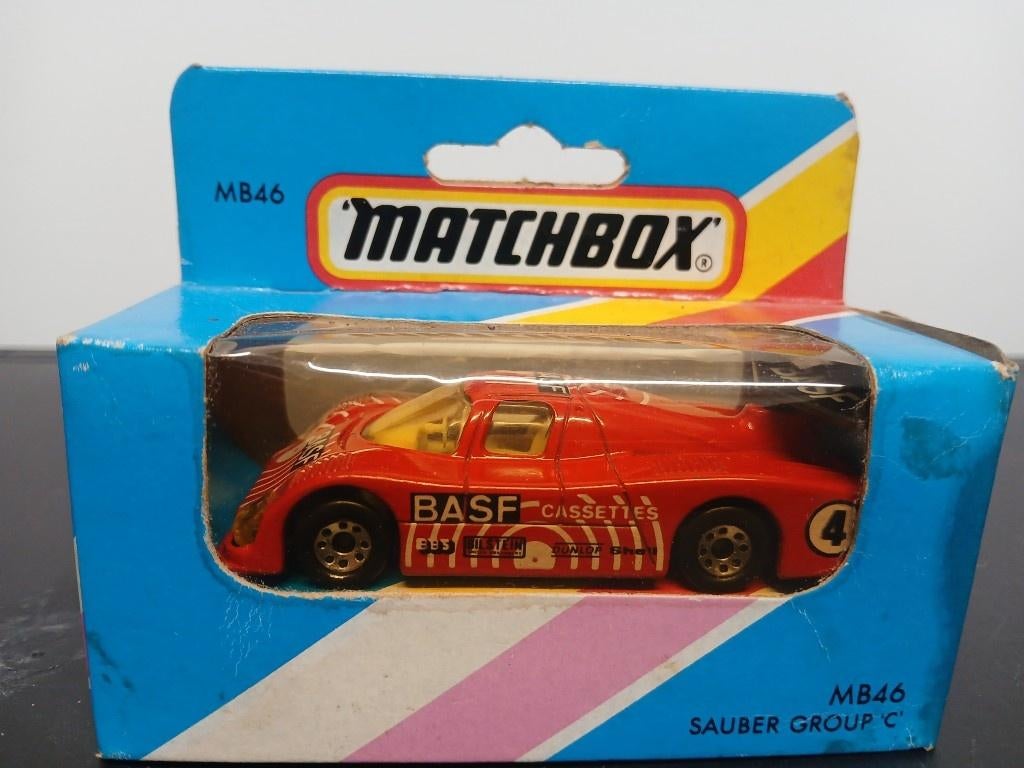 Voiture miniature SAUBER GROUPE C MATCHBOX MB46, Enlèvement ou Envoi, Comme neuf, Voiture, Matchbox