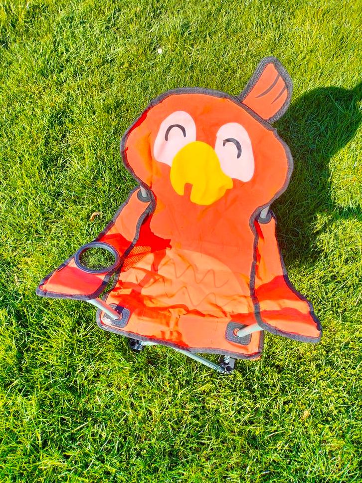 Chaise de camping pliable pour enfant jusqu'à 50 kg maximum, Caravanes & Camping, Meubles de camping, Comme neuf, Enlèvement ou Envoi