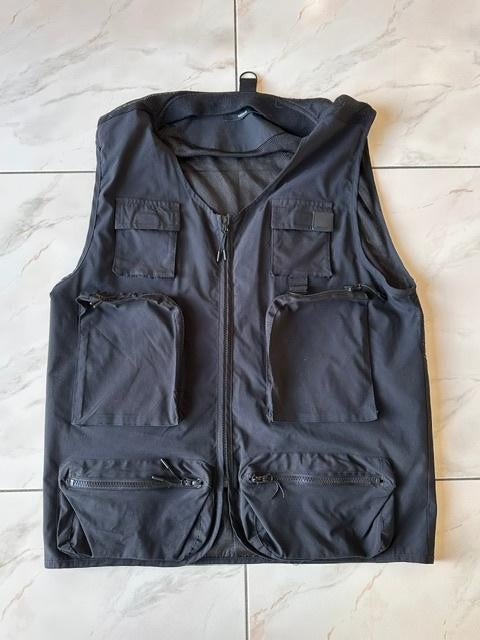 Bodywarmer zomer Indigo maat M (nr1938a), Kleding | Heren, Bodywarmers, Maat 48/50 (M), Zwart, Ophalen of Verzenden, Indigo