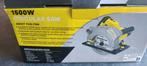 Scie circulaire à laser+ 2 lames, 1200 watts ou plus, 70 mm ou plus, Comme neuf, Enlèvement