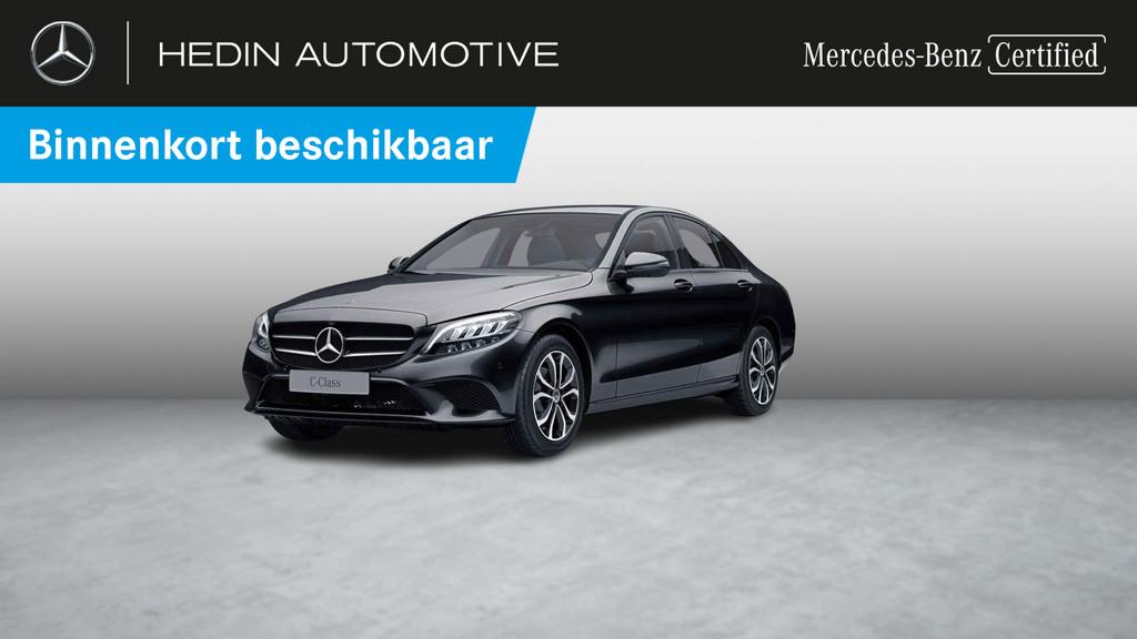 Mercedes-Benz C-klasse 180 d Night Pack | Dodehoekassistent, Auto's, 4 deurs, Euro 6, 4 cilinders, Zwart