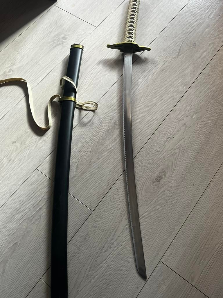 Samorai sierzwaard GRATIS MEENEMEN!, Hobby & Loisirs créatifs, Costumes, Matériel de théâtre & Jeux de rôle, Enlèvement, Comme neuf