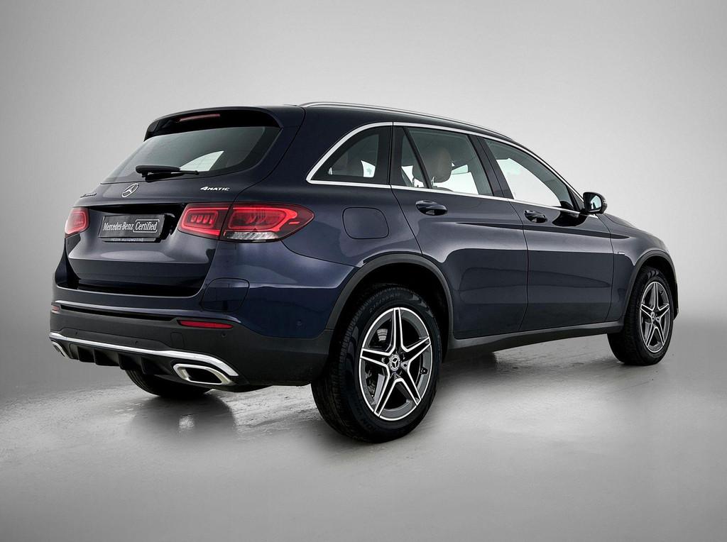 Mercedes-Benz GLC-Klasse 300 DE 4MATIC SUV AMG Line Dodehoek, Automaat, 2000 kg, Blauw, Plug-in hybride