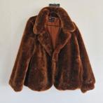 Faux Fur coat zara - XL, Ophalen, Bruin, Zara, Maat 46/48 (XL) of groter