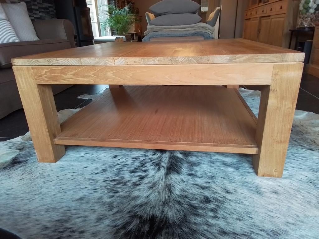 Salontafel Teak!, Ophalen