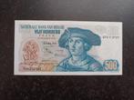 Zeldzamere Topkwaliteit 500 francs Orley 1970!!, Ophalen of Verzenden, Los biljet