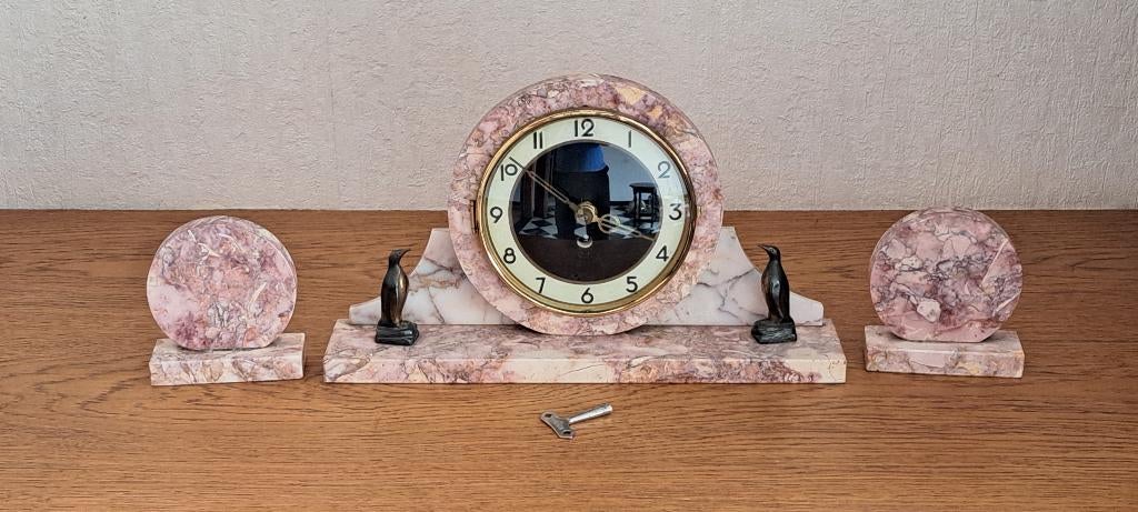 Oud marmeren klokje, Antiek en Kunst, Ophalen