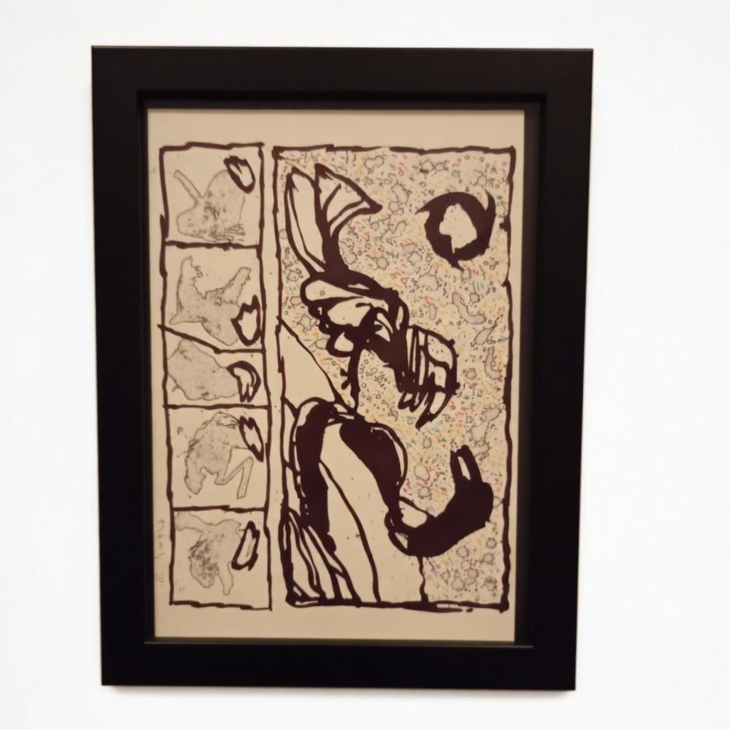 Pierre alechinsky, Antiek en Kunst, Ophalen of Verzenden