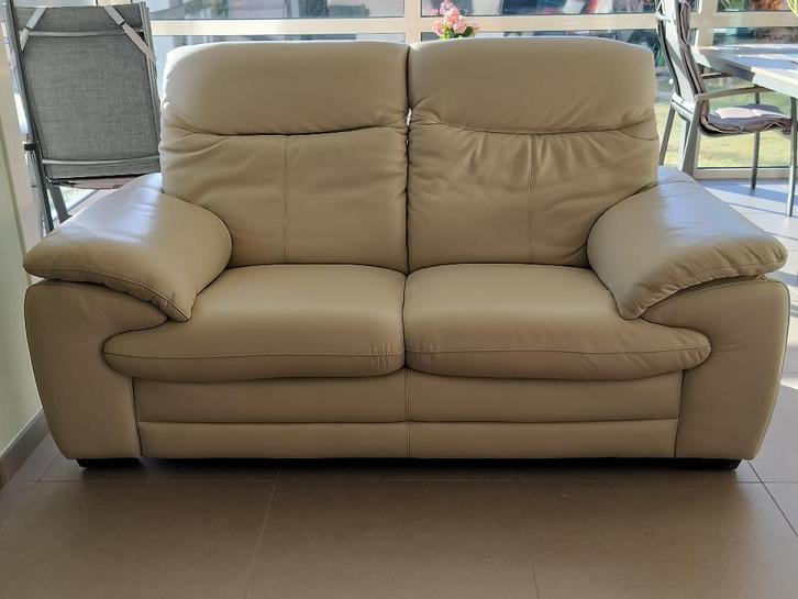 zetel leder, Maison & Meubles, Canapés | Salons, Neuf, Banc droit, 150 à 200 cm, 75 à 100 cm, Cuir, Enlèvement