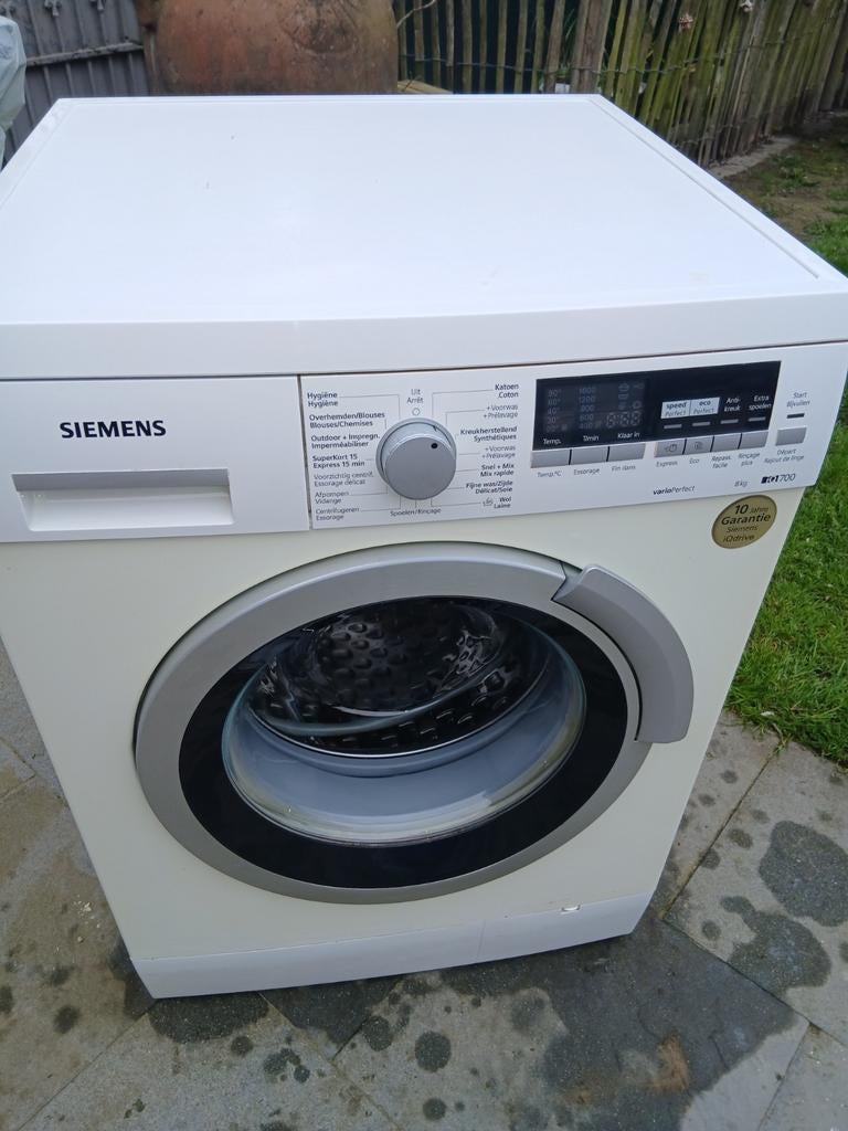 Siemens wasmachine, Ophalen