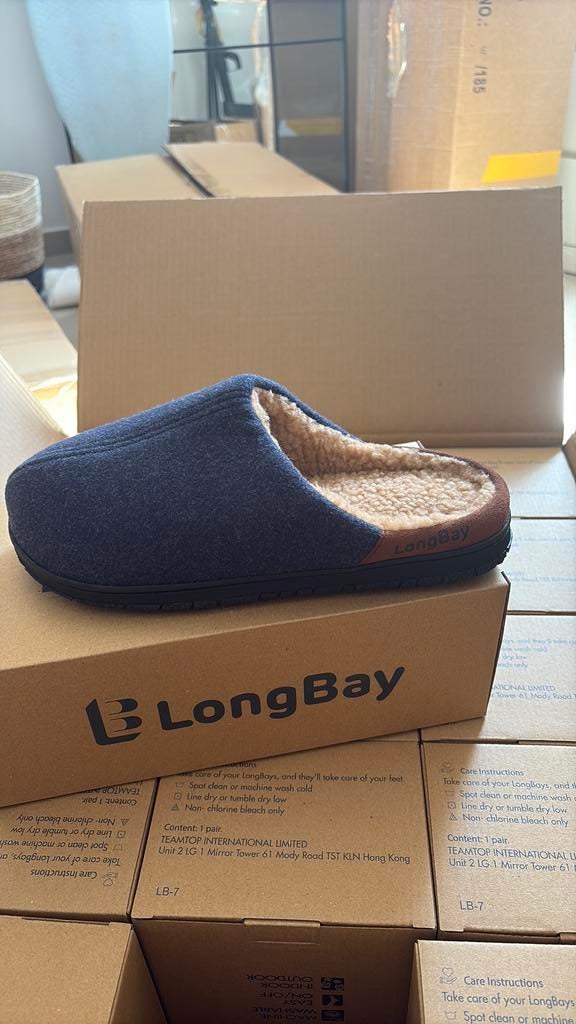 Lot revendeur pantoufles, Nieuw, Pantoffels of Sloffen, Verzenden, Blauw