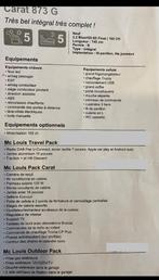 Camping Car - Carat 873G, Caravanes & Camping, Jusqu'à 5, Autres marques, Boîte manuelle, Diesel