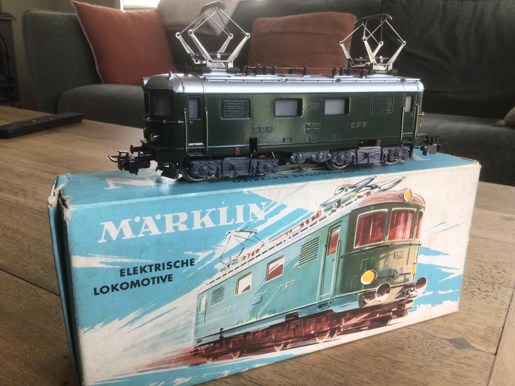 marklin electrische lok 3014 in ovp, prachtig!, Wisselstroom, Gebruikt, Locomotief, Ophalen of Verzenden