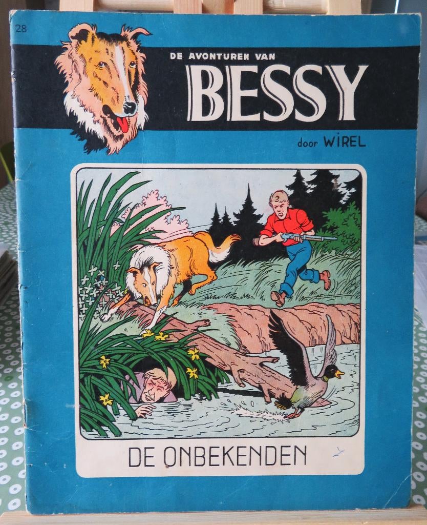 Bessy nr 28 De onbekenden, Ophalen of Verzenden, Gelezen, Willy Vandersteen
