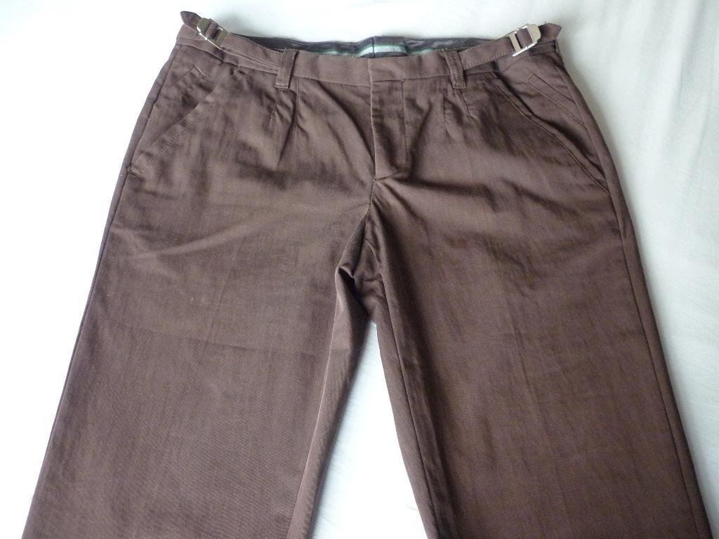Broek Zara Man, Kleding | Heren, Broeken en Pantalons, Bruin, Maat 48/50 (M), Ophalen of Verzenden, Zo goed als nieuw