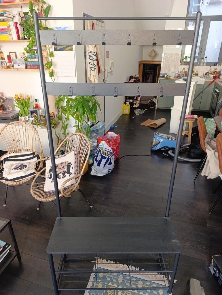 Étagère à chaussures et porte-manteaux, Maison & Meubles, Enlèvement, Comme neuf