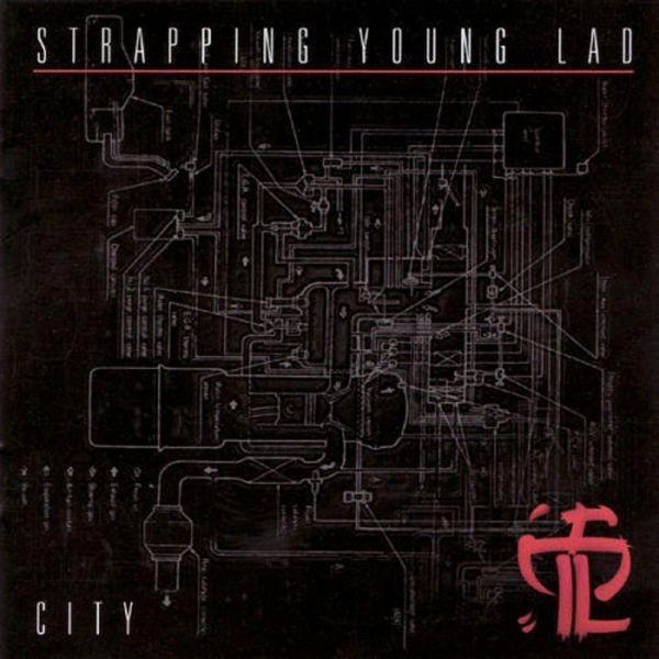 STRAPPING YOUNG LAD - City (Splatter Vinyl) NIEUW, Cd's en Dvd's, Vinyl | Hardrock en Metal, Nieuw in verpakking, Ophalen of Verzenden