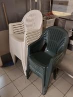 Chaises de jardin et tables de jardin, Enlèvement, Utilisé, Synthétique, Empilable