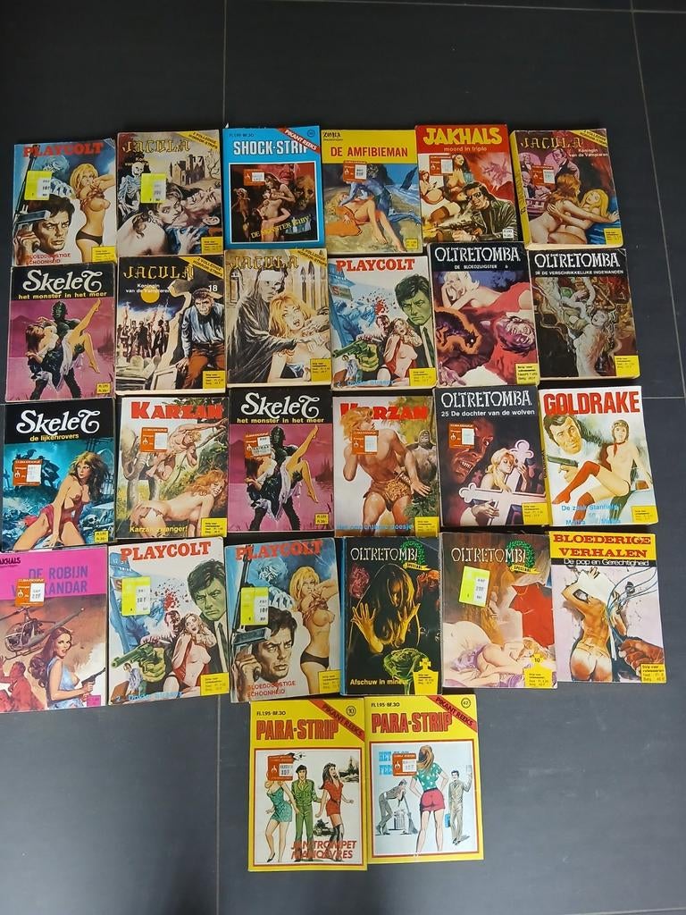 Lotje strips voor volwassen en 70ties stripverhalen, Ophalen of Verzenden