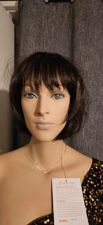 Synthetische zwarte pruik, Handtassen en Accessoires, Uiterlijk | Haarverzorging, Ophalen