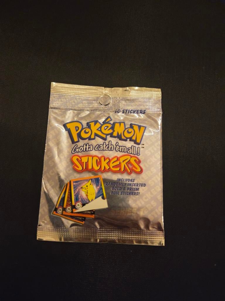 2 packs d'autocollants Pokémon non ouverts., Enlèvement