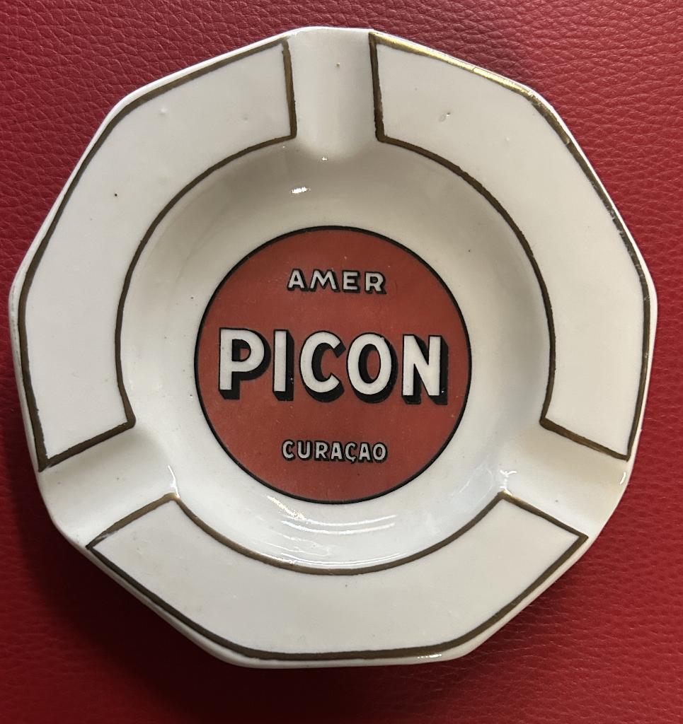 Cendrier Amer Picon Curacao, Ophalen of Verzenden, Gebruikt, Asbak