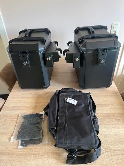 Alukoffer-Set originele Kofferträger voor de BMW R1300GS, Motoren, Onderdelen | BMW, Gebruikt, Ophalen