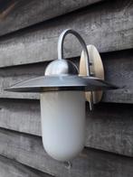 Belle lampe d'extérieur tendance en acier inoxydable, Maison & Meubles, Enlèvement, Neuf, Métal, Prachtige trendy buitenlamp in roestvrij staal