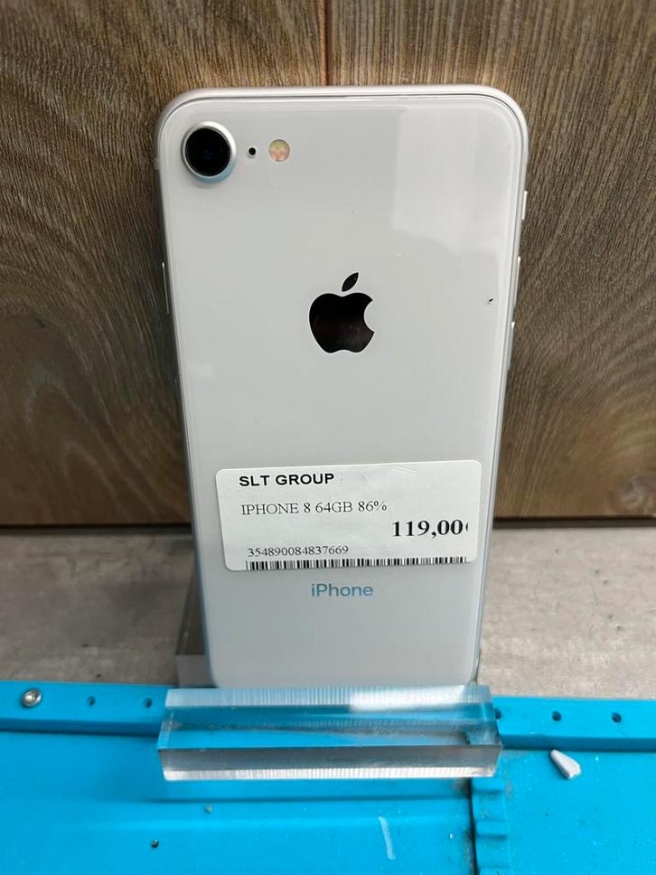 IPHONE 8 64GB ZILVER, Telecommunicatie, Mobiele telefoons | Apple iPhone, Zo goed als nieuw, 64 GB, Zonder abonnement, Zonder simlock