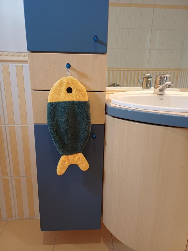 Essuie main. Serviette, Maison & Meubles, Salle de bain | Linge de bain & Accessoires, Enlèvement ou Envoi, Neuf, Jaune, Serviette