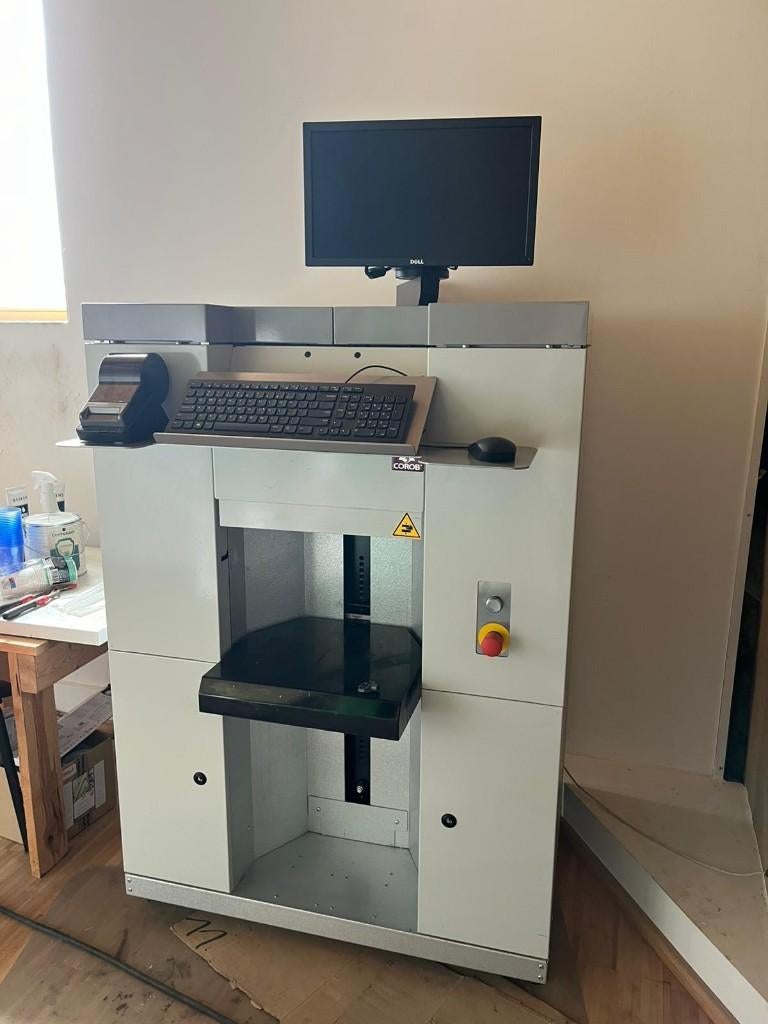 Verfmenger Corob, Ophalen, Gebruikt