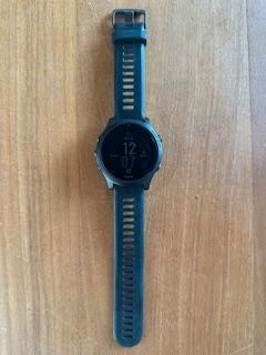 Garmin Forerunner 945, Handtassen en Accessoires, Sporthorloges, Gebruikt, Zwart, Afstand, Calorieverbanding, Conditie, GPS, Hartslag