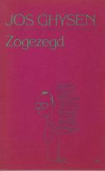 jos Ghysen : zogezegd, Livres, Essais, Chroniques & Interviews, Neuf, Un auteur, Jos Ghysen, Envoi