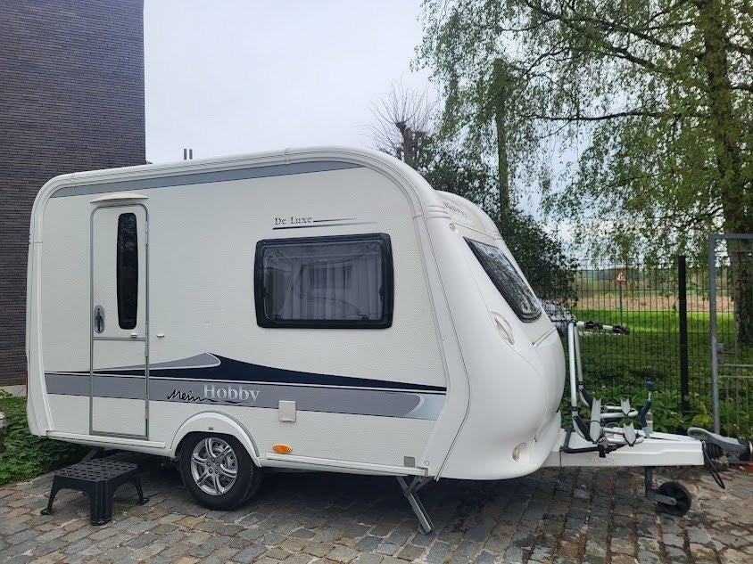 caravan Hobby de Luxe 350 TB, Caravanes & Camping, Caravanes, Porte moustiquaire, 4 à 5 mètres, Hobby, 750 - 1000 kg