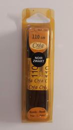 1 paar zwarte veters van 110 cm, Ophalen of Verzenden, Nieuw, Zwart, Créa