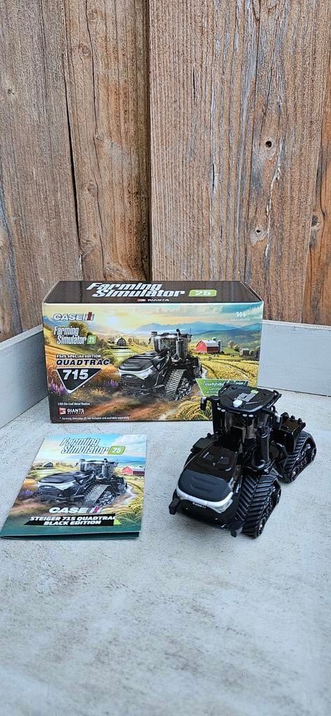 Farming Simulator 25 Case IH 715 Quadtrac 1:64, Hobby & Loisirs créatifs, Voitures miniatures | 1:32, Enlèvement ou Envoi, Neuf
