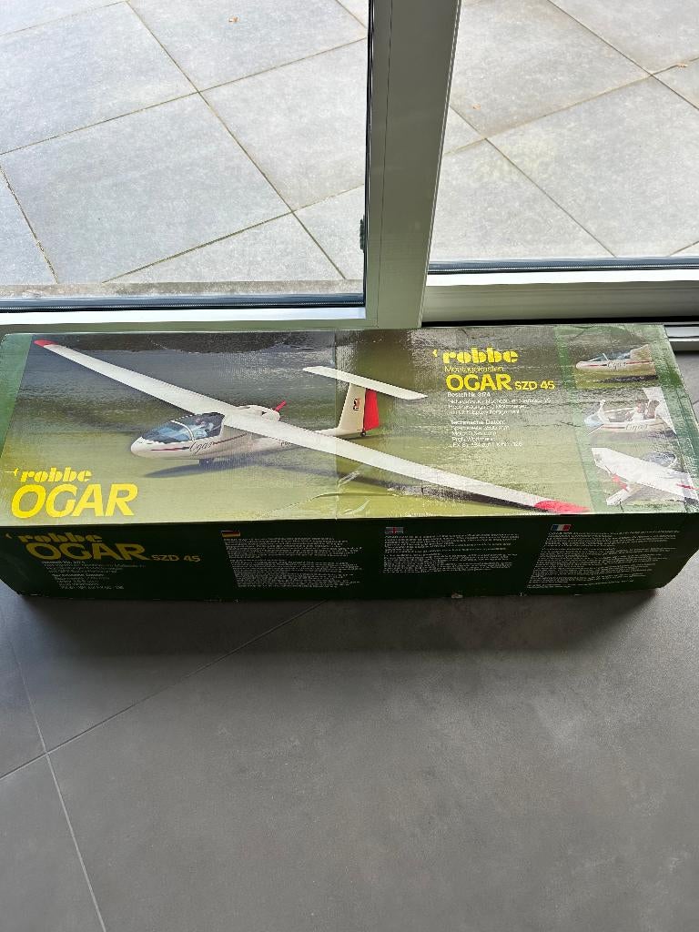 Robbe Ogar SZD 45 rc motorzwever 3,5m bouwdoos 1978 vintage, Hobby en Vrije tijd, Ophalen of Verzenden, Nieuw