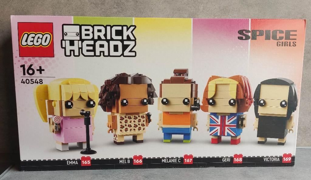 lego brickheadz 40548 eerbetoon aan de spice girls, Neuf, Enlèvement ou Envoi, BrickHeadz, Lego