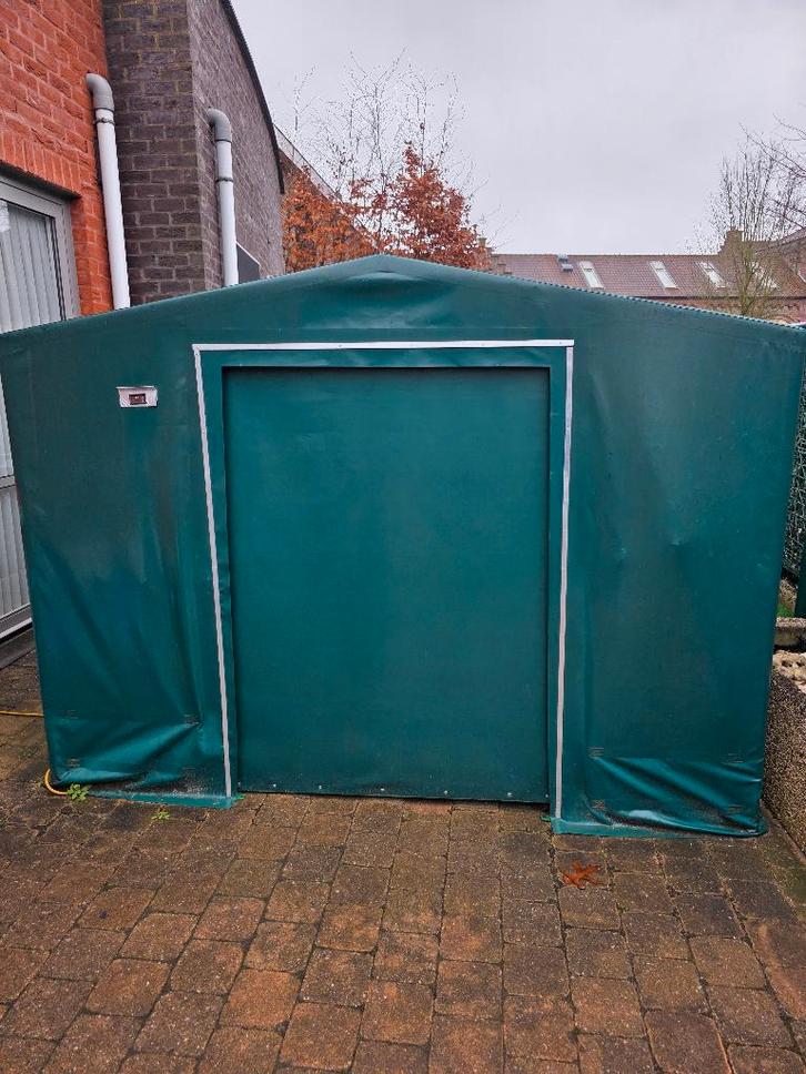 Tuihuisje, Tuin en Terras, Tuinhuizen, Gebruikt, Tuinhuis, Overige materialen, Minder dan 250 cm, 200 tot 400 cm, Zonder ramen