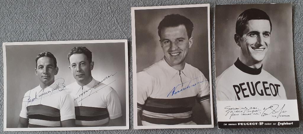 Getekende wielerfoto's, Verzamelen, Ophalen of Verzenden, Zo goed als nieuw