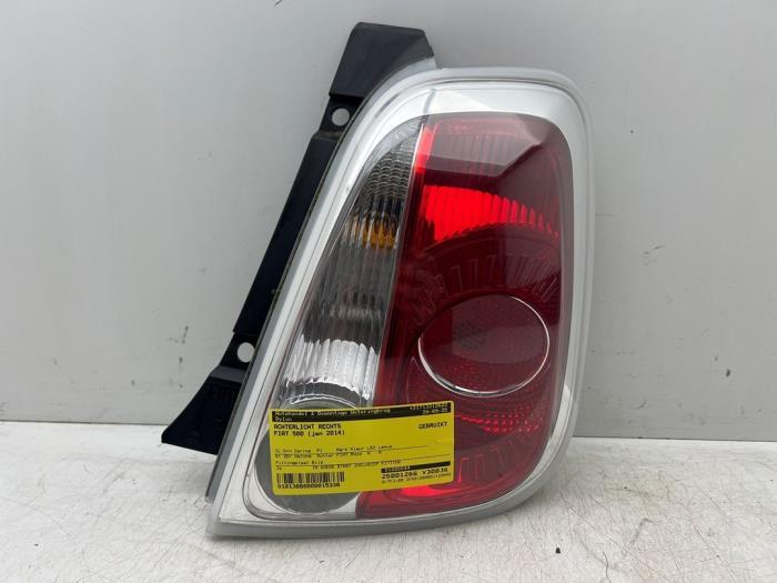 Achterlicht rechts van een Fiat 500, Gebruikt, -, -, Ophalen of Verzenden