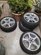 4 wielen (velgen + banden) ford focus en overige modellen, Ophalen, 18 inch, Gebruikt, Banden en Velgen
